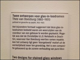 Ontwerp glas in lood Theo Doesburg